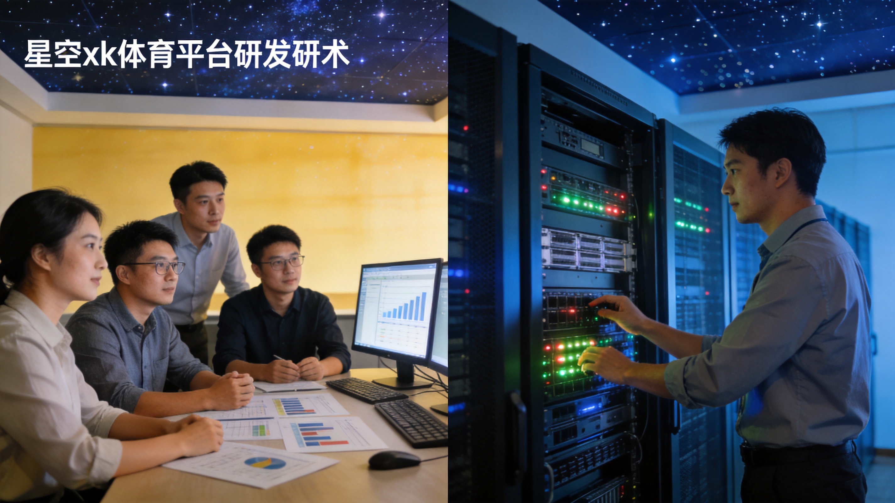 星空xk体育平台团队和数据中心展示